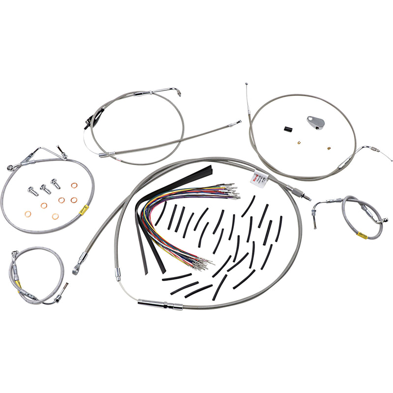 Burly Brand Complete Cable Kit - B30-1296 For Harley Touring 2000-2006