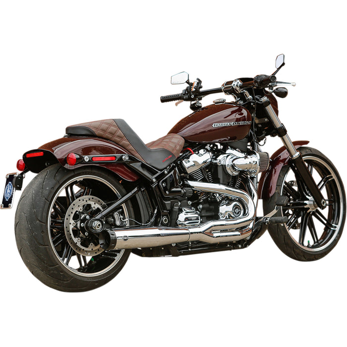 S&S CYCLE 1800-2486 550-0847B SuperStreet 2:1 50 State Exhaust System - 2:1 50 State Exhaust for M8 Softail - Chrome