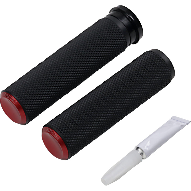 Arlen Ness Knurled Grips - 07-346 For Harley Motorcycles 2008-2025