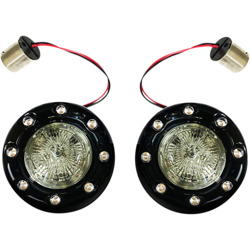 Custom Dynamics ProBEAM® Turn Signal - PB-BR-RR 56-BS For Harley Motorcycles 2000-2013