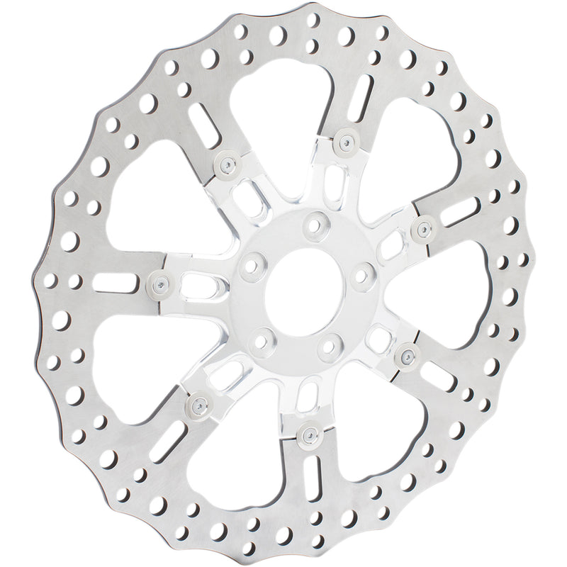Arlen Ness 7-Valve Brake Rotor - 33-10302-203 For Harley Touring 2000-2026
