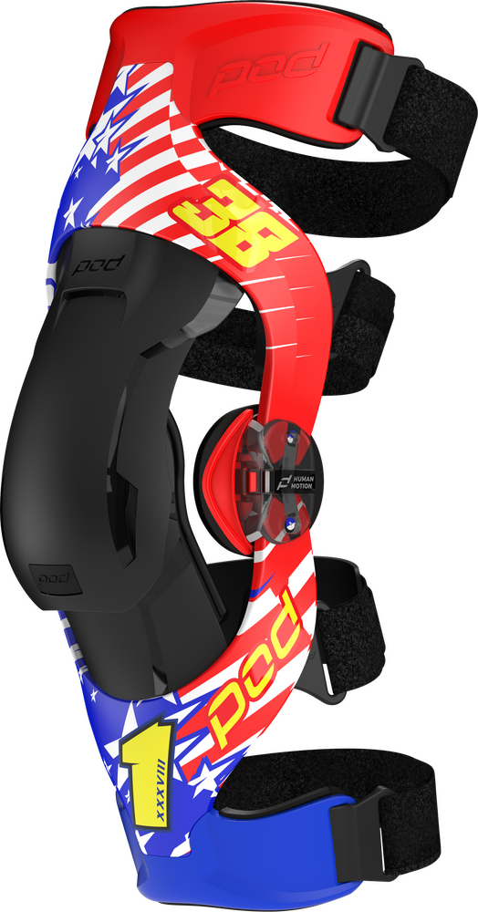 Pod 664-0455X K4027-DBLE2-XL/2X K4 2.0 LE KNEE BRACE (PR) DANGER BOY V2 XL/2X