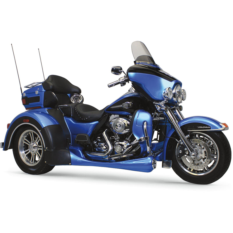 Motor Trike Trax Running Board Kit Running Board Kit - MTBY-0043 For Harley Tri Glide Ultra Classic Flhtcutg 2009-2013
