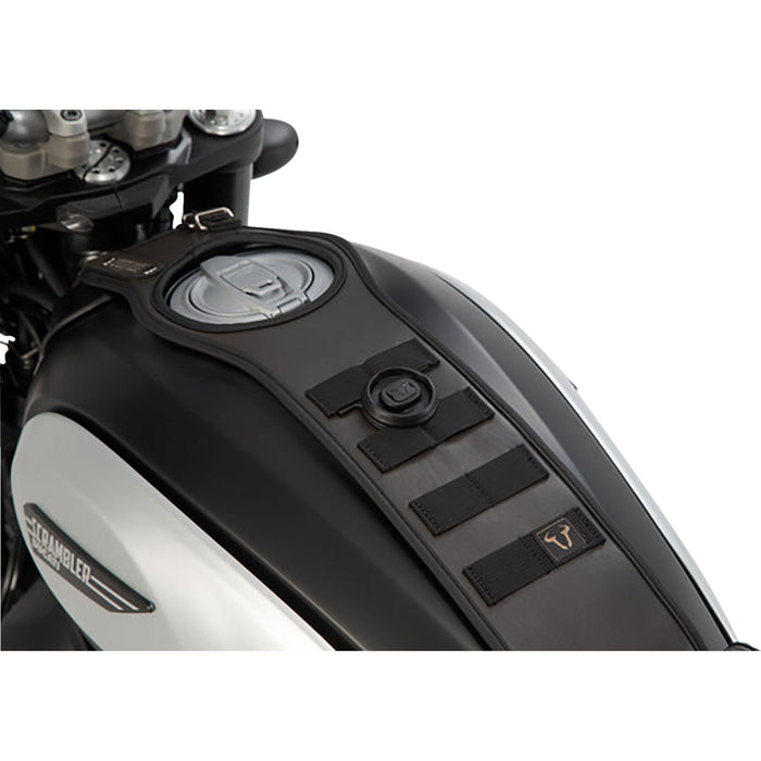 SW-MOTECH 3581-0011 BC.TRS.11.667.50100 Legend Gear Tank Strap System with la1 accessory bag - triumph '16-'24