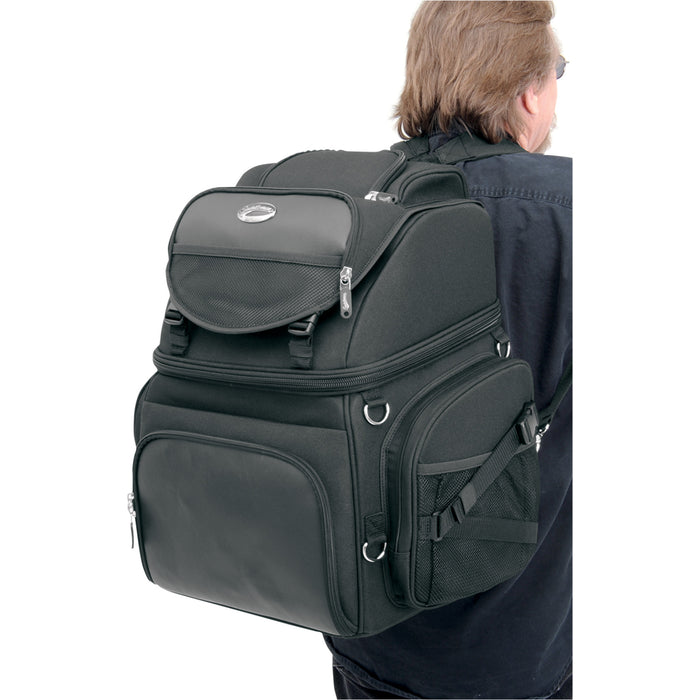 SADDLEMEN 3515-0107 EX000298 Backseat or Sissy Bar Bag - BR3400