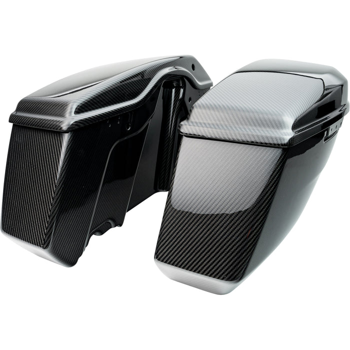 SLYFOX 3501-2125 1022-SBTC-G Saddlebags Saddlebag Bottoms - Carbon Gloss - FL '24