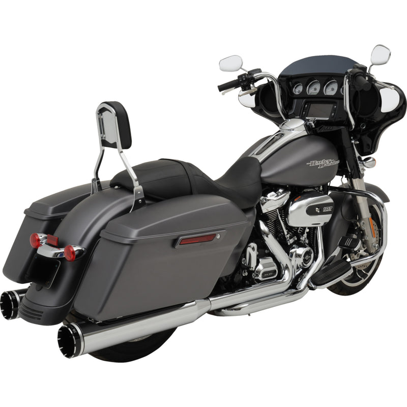 Khrome Werks Dominator-SR 2-Into-1-Into-2 Exhaust System - 200400A-SR For Harley Touring 2017-2026