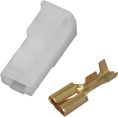 Namz Custom Cycle 850-08488 NH-CN-1BSL 1-PIN .25" FEMALE CONN/TERM 5-PK HD 72295-94