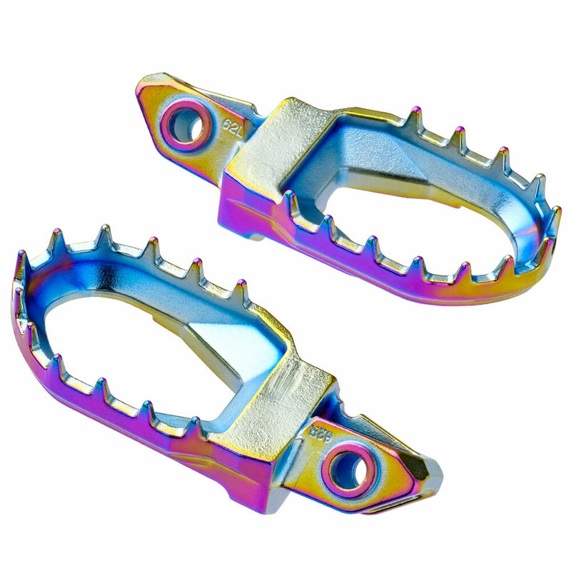 Zeta 634-2655 ZE93-2655 ALUMINUM FOOTPEGS KAW OIL SLICK