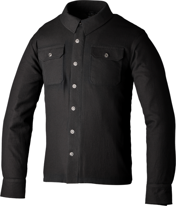 Rst 556-2115342 102115BLK-42 KEVLAR LUMBERJACK CE SHIRT PLAIN/BLACK/CHECK MD
