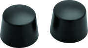 Kuryakyn 1229 Front Axle Nut Caps Satin Black - Photo - Primary
