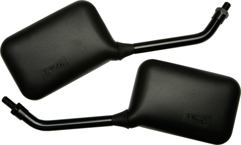 Emgo 56-9721 20-78207 DELUXE GP MIRRORS/PR- LONG FOR ALL 10MM MOUNTS