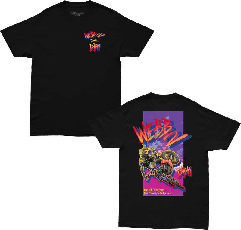 Dbk 325-00078YX YTCW-RAD-XL RAD CW2 YOUTH TEE BLACK YX