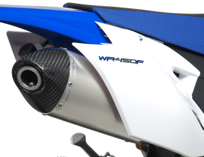 Yoshimura RS-4 Header Canister END CAP Exhaust System SS-AL-CF - 234700D320 Yamaha WR 450 2012-2015