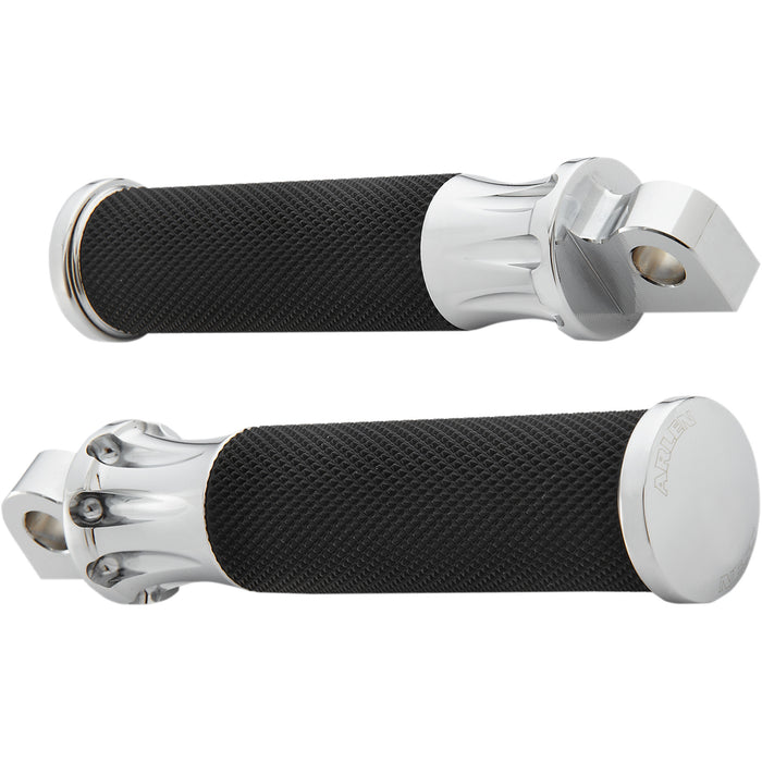ARLEN NESS 1620-0893 07-908 Fusion Male-Mount Footpegs - Deep Cut - Chrome