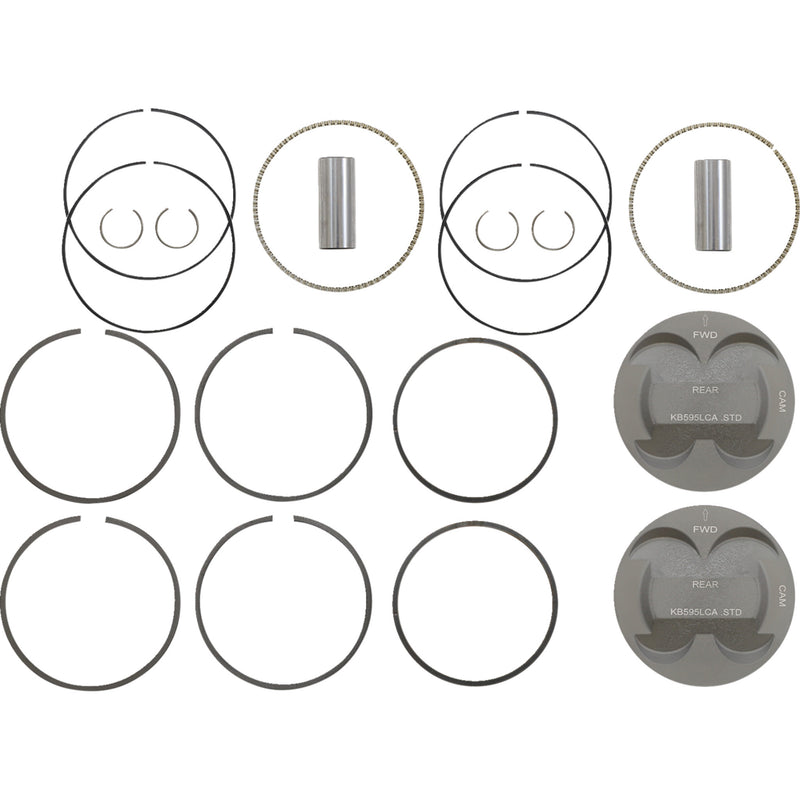 KB Performance Piston Kit - KB595LCA.STD For Harley Touring / Tri / Softail / Electra Glide 2017-2026