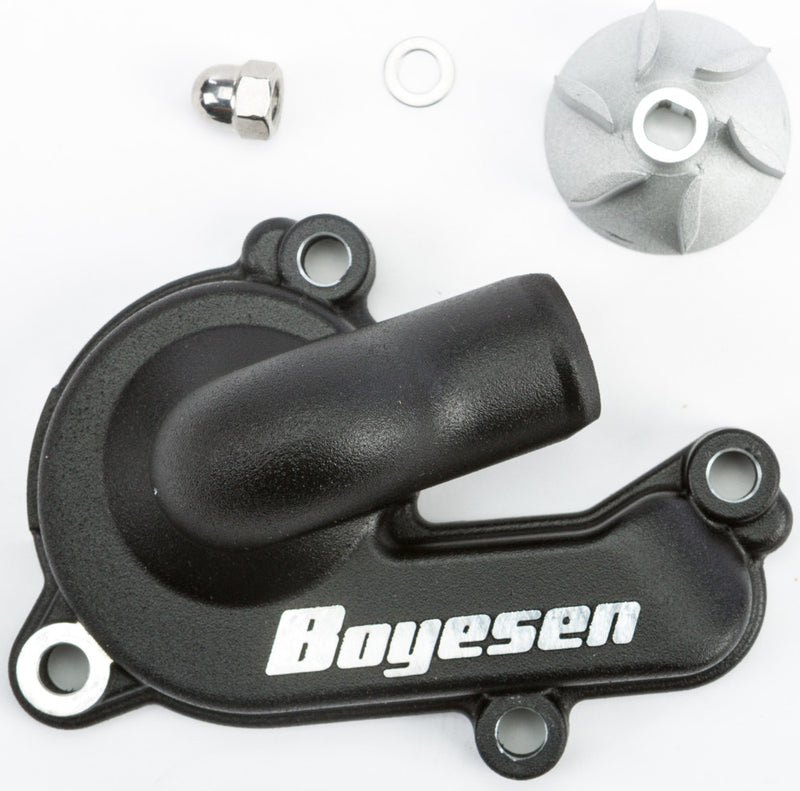 Boyesen Waterpump Cover & Impeller Kit Black - WPK-44AB KTM Dirt Bikes 2016-2022