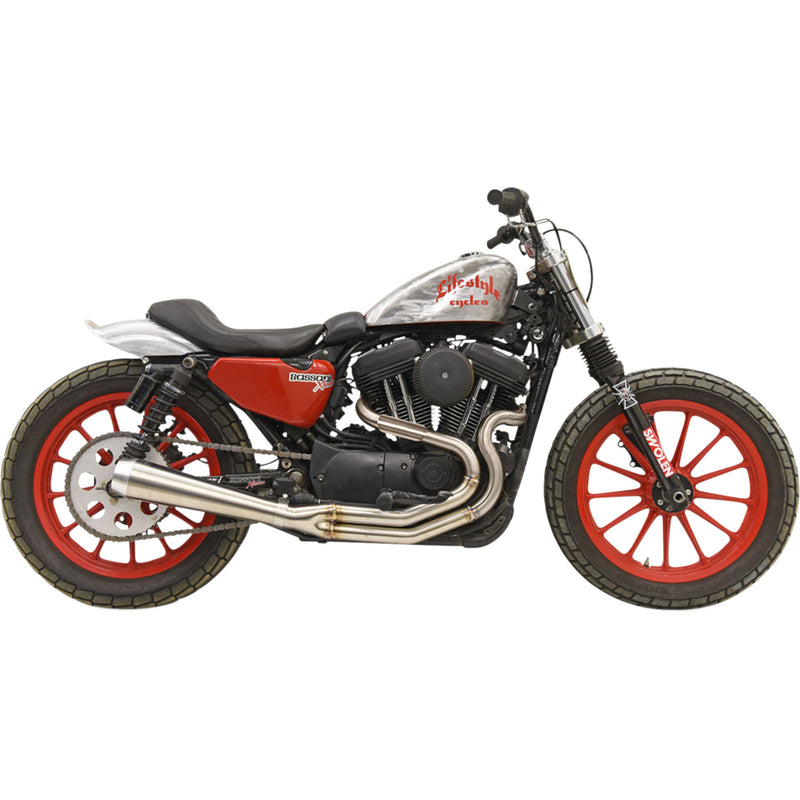 Bassani Xhaust Road Rage III 2-Into-1 Exhaust System - 1X62SS For Harley Sportster 2004-2020