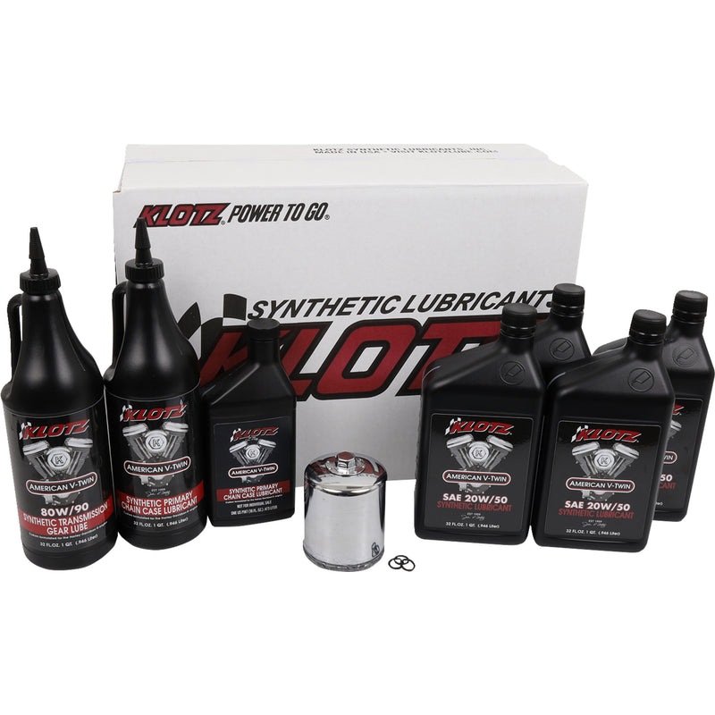 Klotz Oil Oil Change Kit - KH-102 For Harley Motorcycles 1984-1999