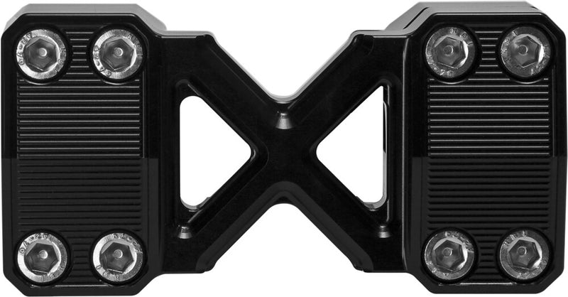 Kens Factory 563-03076 KFR-04 NL1" X-RISER 10" STRAIGHT BLACK