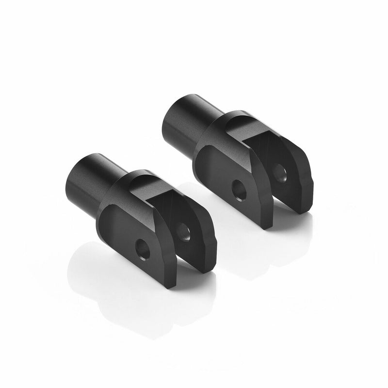 Rizoma 58-PE709B PE709B FOOTPEG MOUNT KIT RIDER BLACK PR