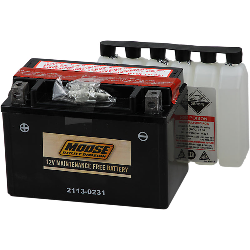 Moose Offroad YTX Battery - MTX9-BS For E-TON ATVs 2000-2013 | Polaris Outlaw / Predator 2003-2011 | Cannondale ATV/UTV Models 2001-2003