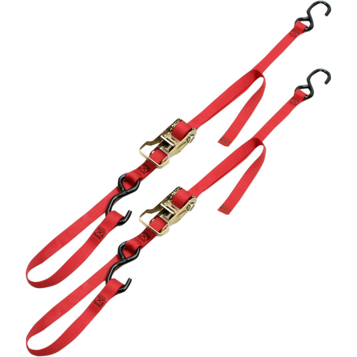ANCRA 3920-0005 49498-10 1" Integra Rat Pak Tie-Downs Integra Rat Pak Tie-Downs - 1" x 6' - Red