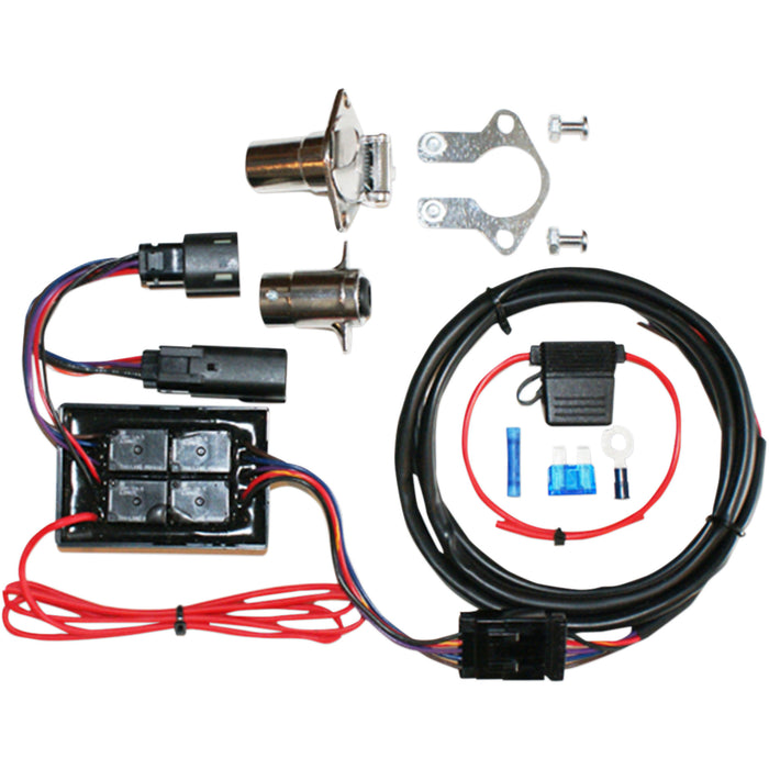 KHROME WERKS 3902-0160 720751 Plug-and-Play Trailer Wiring Kit - Trailer Harness - FLHT