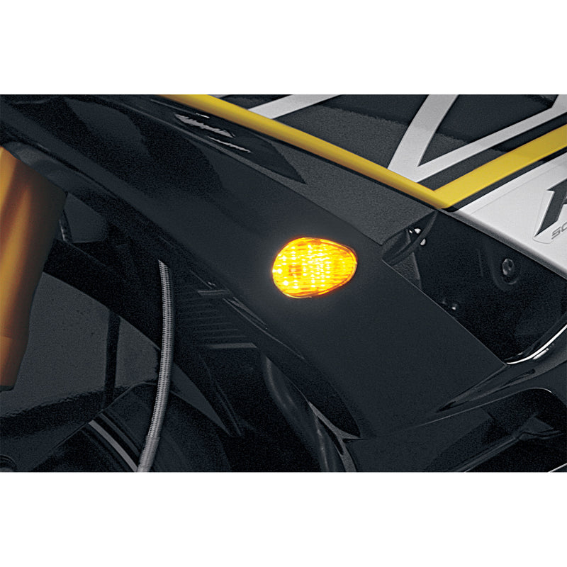 HOT BODIES 2040-0111 Y04R1-SIG-CLR Flush-Mount Front Turn Signals Turn Signals - Clear