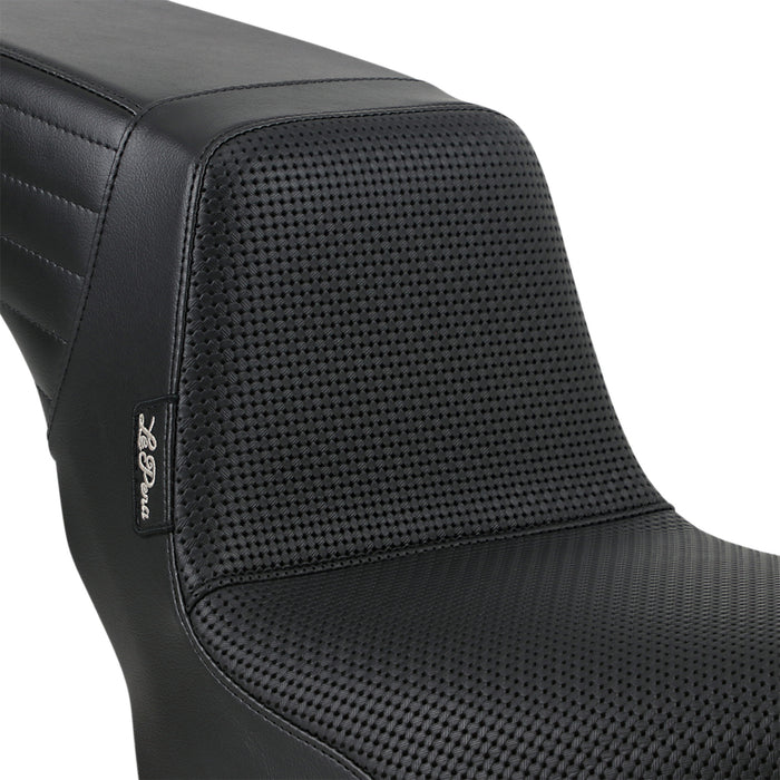 LE PERA 0802-1154 LY-590BW Kickflip Seat — Basketweave - Black - FXBB '18-'21