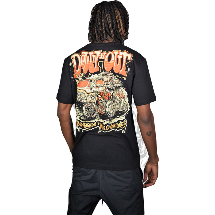 LETHAL THREAT 3030-22835 DT10044S Down-N-Out 4 Life T-Shirt black - small