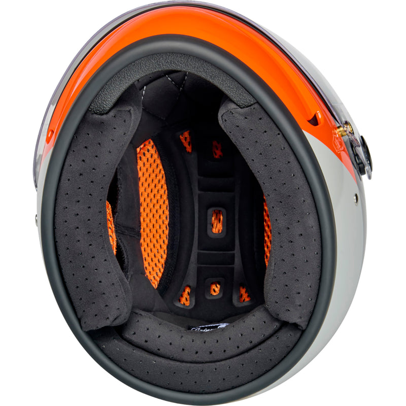 BILTWELL Gringo SV Intersection Helmet - Black/Orange/Gray
