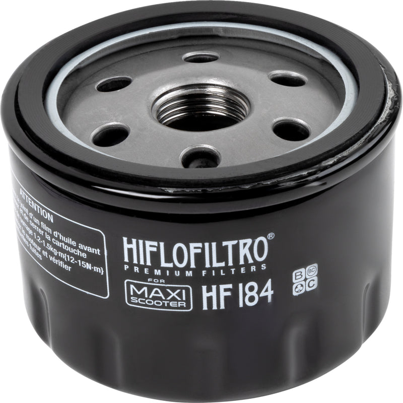 Hiflofiltro Oil Filter - HF184 Aprilia Atlantic 500 / Scarabeo 500 2002-2012