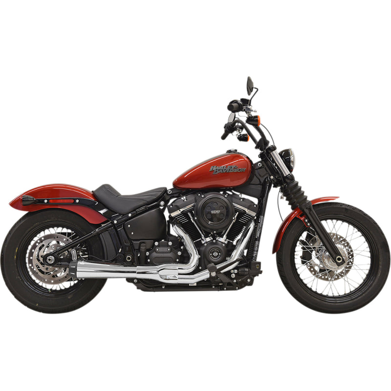 Bassani Xhaust Road Rage 2-Into-1 Exhaust System - 1S72R For Harley Softail 2018-2025