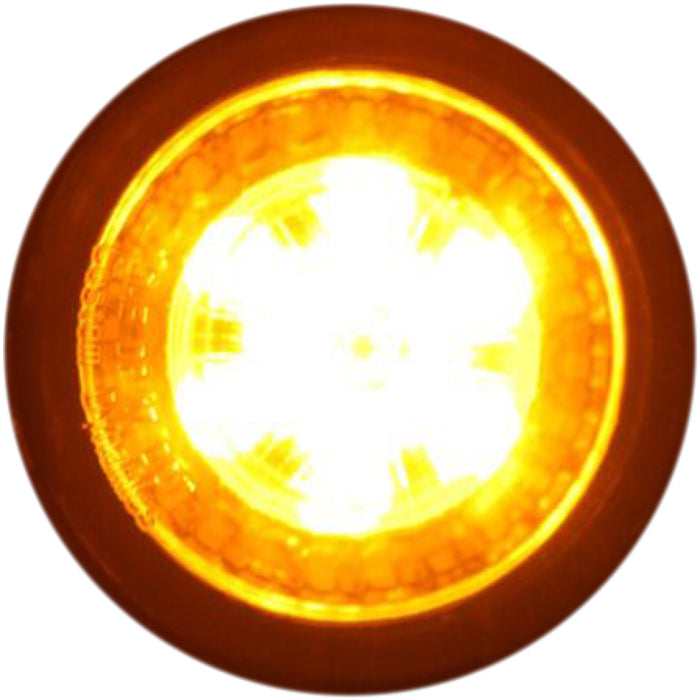 CUSTOM DYNAMICS 2020-1734 PB-UNV-FTS-AW-C ProBEAM Universal LED Bullet Bezel Turn Signals - Chrome/Clear