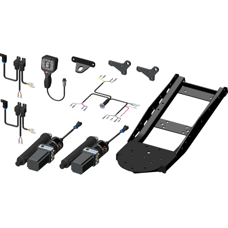 KFI PRODUCTS 4501-1261 106180-APH V-Plow Actuator Tube Kit with remote