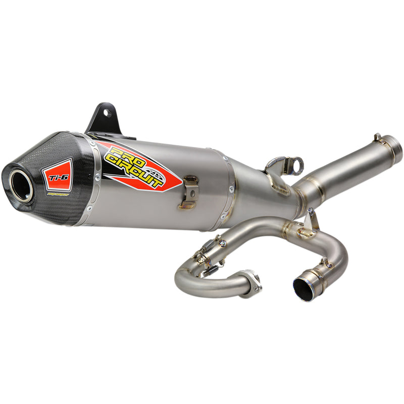 Pro Circuit Ti-6 Single Canister Exhaust System - 0331925F Yamaha YZ 250 2019-2025