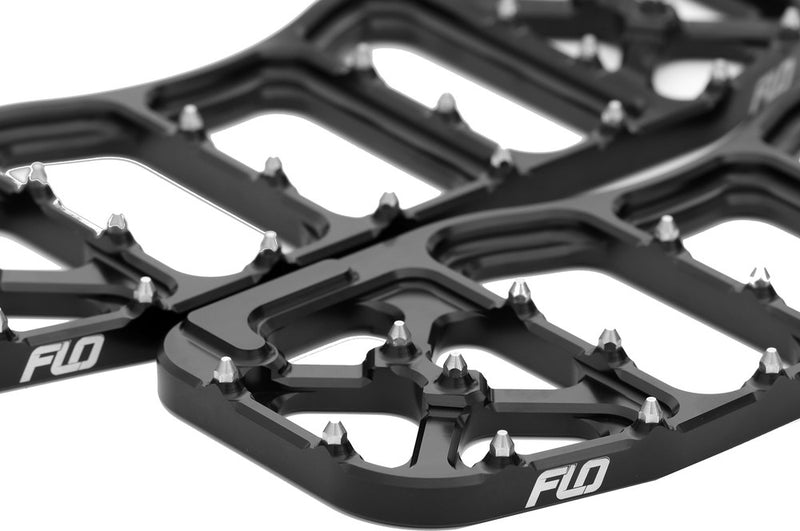 Flo Motorsports Fpeg-800V5BLK V5 Floorboards Black For Harley Motorcycles 1984-2020
