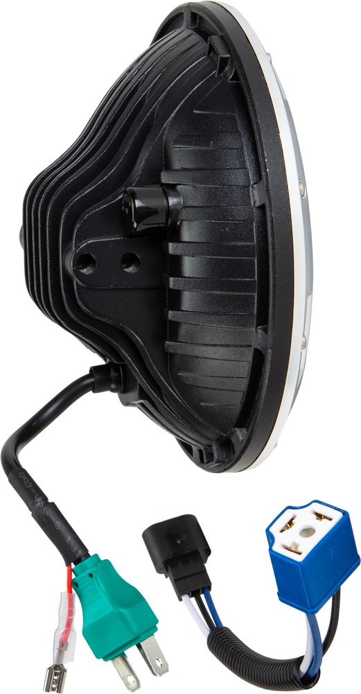 Harddrive 820-0360 820-0360 LED HEADLIGHT 7" 105W BLACK 5500/3000 LUMENS