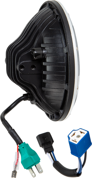Harddrive 820-0360 820-0360 LED HEADLIGHT 7" 105W BLACK 5500/3000 LUMENS