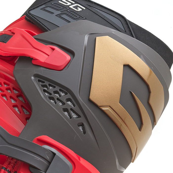 Gaerne 480-66608 2262-015-42 SG22 MAGMA MJK LE BOOTS RED/BLACK/GOLD SZ 8