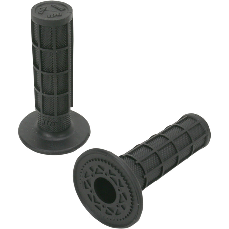 ODI 0630-0876 H02RFB Ruffian MX Full Waffle Single-Ply Grips Grips - Ruffian - Full-Waffle - Black