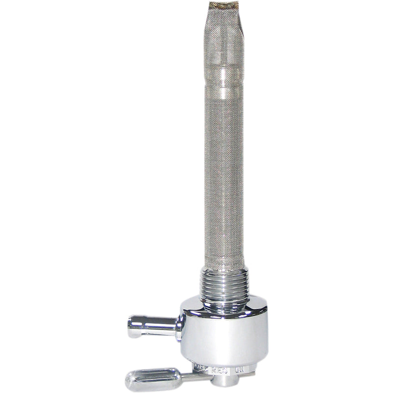 PINGEL DS-390245 1211-CR Power-Flo Fuel Valve - Round Fuel Valve - Chrome - 3/8" NPT