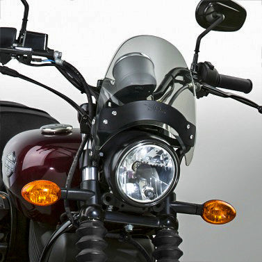 National Cycle Flyscreen Windscreen Smoke Black Hardware - N2530-002 For Honda Motorcycles 1984-2024 | BMW Nine Pure / Nine Scrambler / Nine 2017-2020