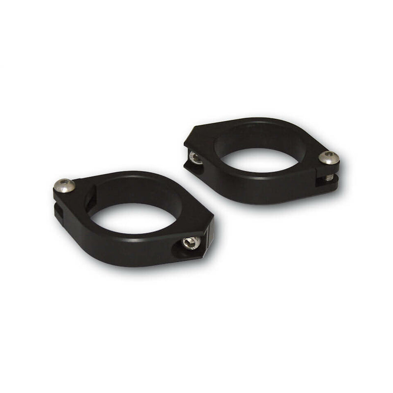 Highsider 58-2125 207-404 CNC FORK CLAMPS 38-41MM PAIR BLACK