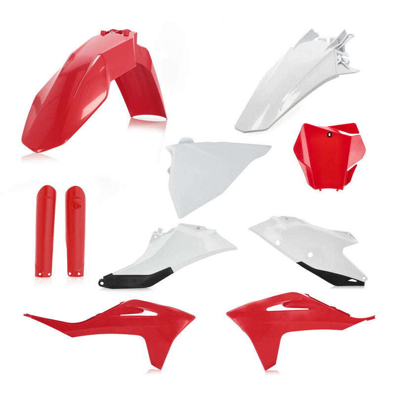 Acerbis 28727-91005 2872791005 FULL PLASTIC KIT GAS/KTM RED/WHITE
