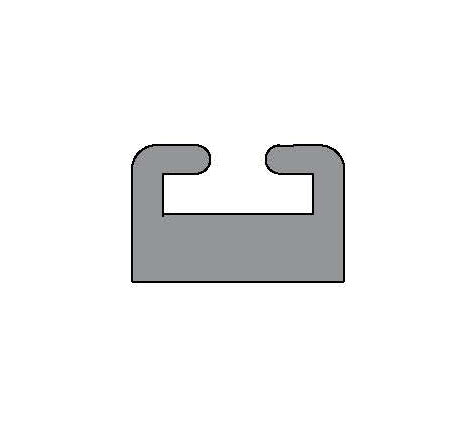 Garland Hyfax Slide Black 53.25" # .25-2 - 232901 For Arctic Cat 6000 / Mountain Cat / 8000 / 8000 Hardcore 2019-2021 | Yamaha Mountain 2021