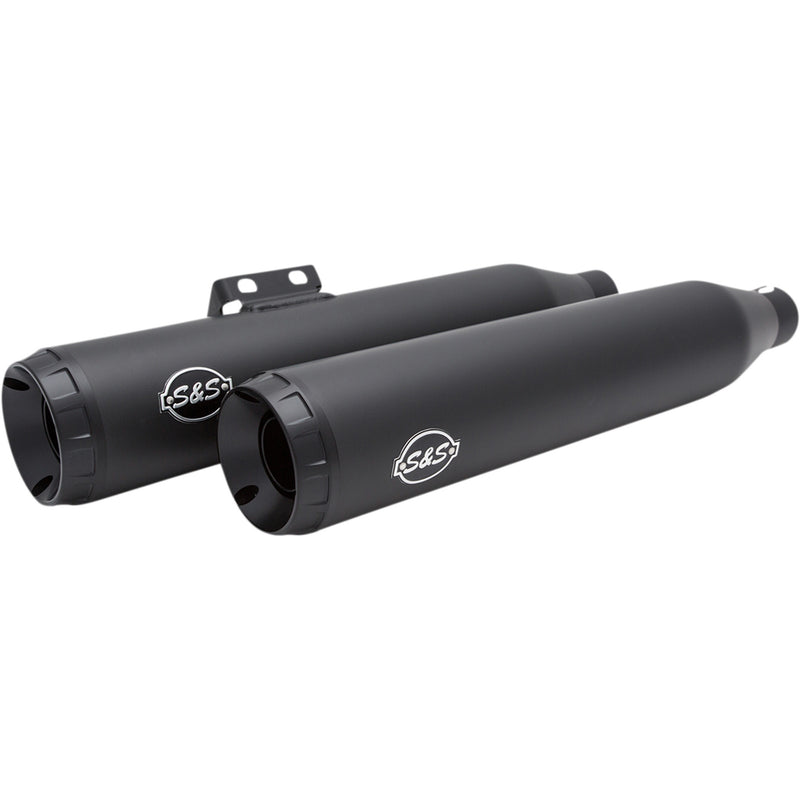 S&S Cycle Grand National Muffler - 550-0754B For Harley Softail 2018-2024