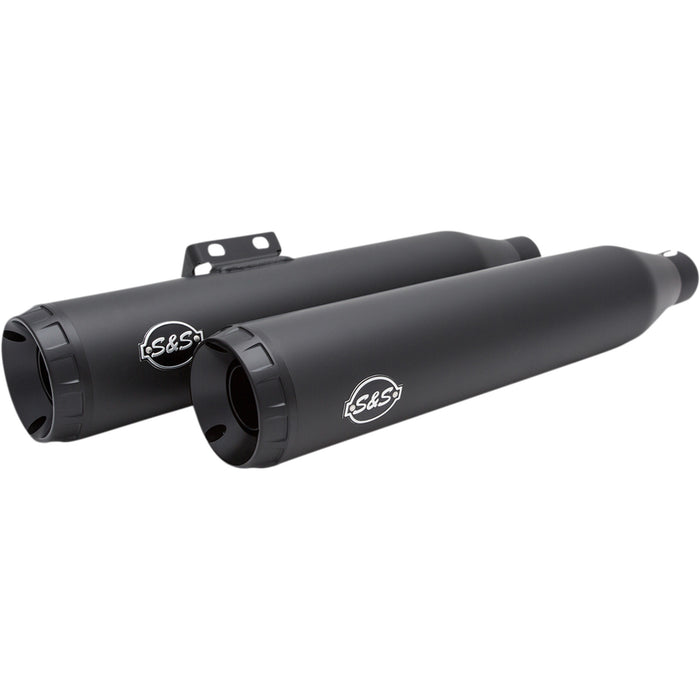 S&S CYCLE 1801-1476 550-0754B Grand National 50 State Slip-On Mufflers - Black