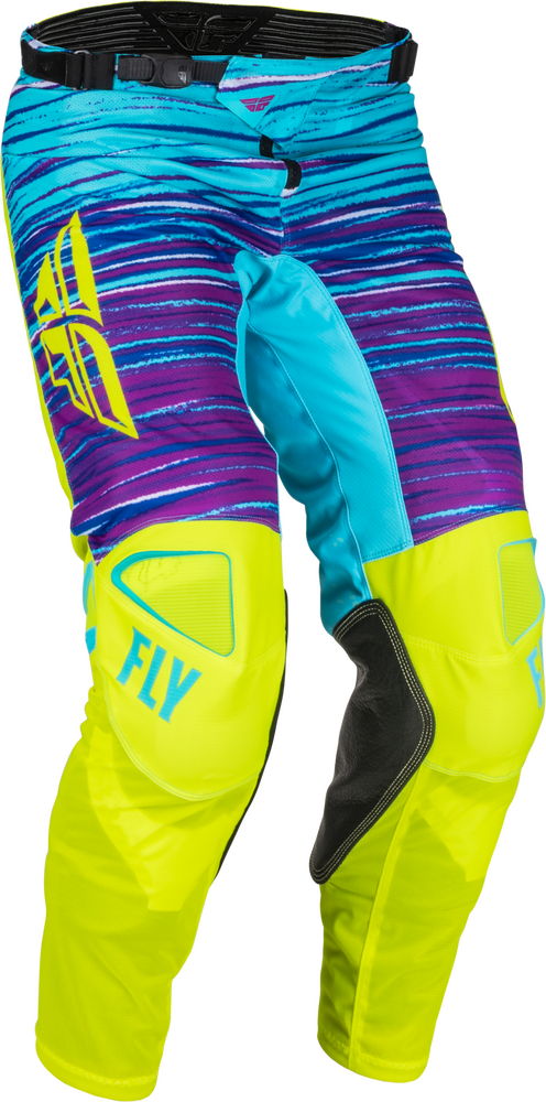 Fly Racing Kinetic Mesh L.E. Pants HI-VIS Blue Magenta SZ 30